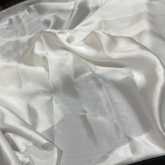 Step 1 — blank stretched silk